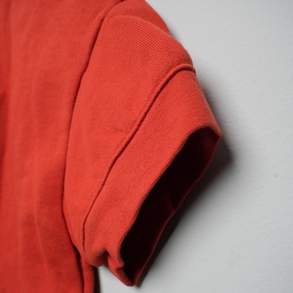 (Re)sourced French Terry Sweatshirt Tee  Sienna Orange XS - Picture 3 of 7